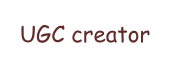 UGC creator